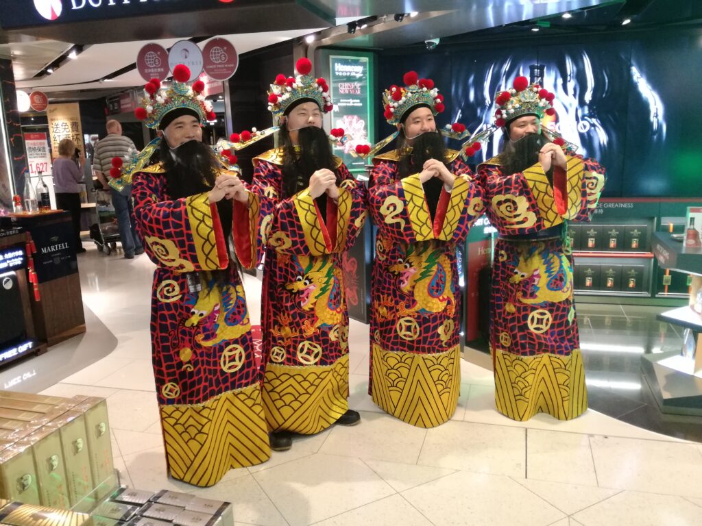 Kinesisk Nytår i Hong Kong Airport